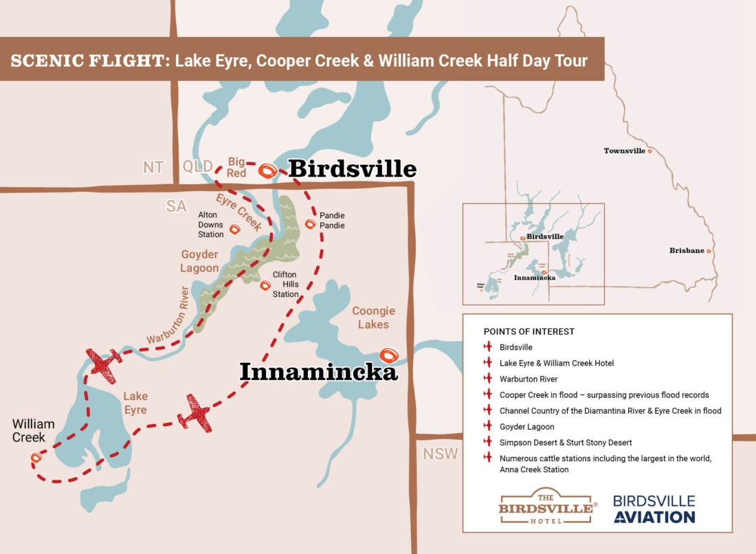 Birdsville Hotel Lake Eyre Tour Map 2048wide